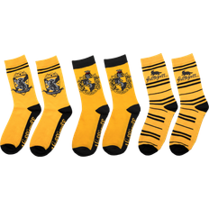 Gule - Herre Undertøy Cinereplicas Hufflepuff Socks 3-packs - Yellow