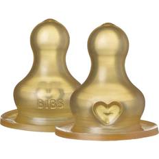 Bibs Tilbehør Bibs Bottle Nipple Slow Flow 2-pack