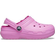 Polyester Slippers Children's Shoes Crocs Kid's Classic Lined - Taffy Pink