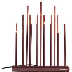 LED-belysning - Röda Adventsljusstakar Smak Design Elflugan Adventsljusstake 32cm