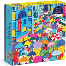 Galison Puslespil Galison Umbrella Lane 1000 Pieces