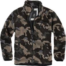 Herre - Multifargete Gensere Brandit Teddy Fleece Jacket Men - Dark Camo