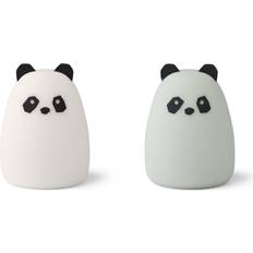 Liewood Iluminaciones Liewood Callie Silicone Panda 2-pack Luz nocturna