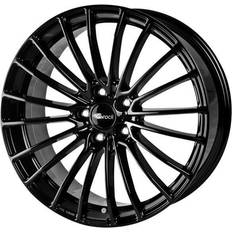 16" - 7.5" Bilfälgar Brock B24 Glossy Black Alufælge ET 45