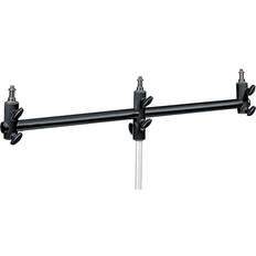 Accessori per microfono Manfrotto Barra nera portamicrofono/lamp 3 attacchi