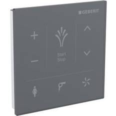 Geberit Wandbedienpanel, zu AquaClean Mera und AquaClean Tuma, Farbe: Glas Schwarz