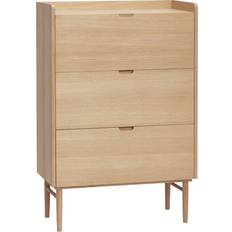 Oak Chest of Drawers Hübsch Hide Light Wood Chest of Drawer 80x120cm