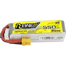 Xt30 Tattu Tattu Modelbyggeri-batteripakke (LiPo) 11.1 V 550 mAh Celletal: 3 95 C Softcase XT30