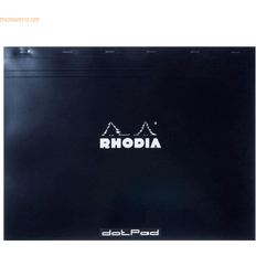 Rhodia dotpad Rhodia head stapled pad black A3 N°38 dotted