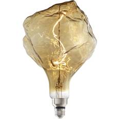 LED Lamps Bulbrite 60-Watt Equivalent Iceberg Amber Light Dimmable LED Grand Filament Nostalgic Light Bulb