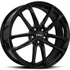 Brock B38 Shiny Black 8x18 5/105 ET38 B56.6