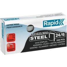 Rapid 24/6 Superstrong Häftklammer rostfritt stål (1,000st)