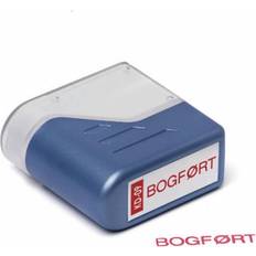 Deskmate Stempel Deskmate Bogført rød tekst