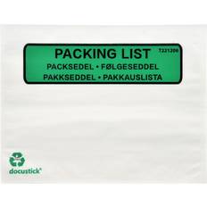 BNT Følgeseddellommer Docustick Green C6 m/tryk 1000st/æsk
