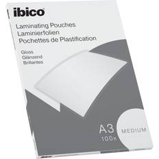 Ibico Basics Medium A3 Laminating Pouches Crystal clear Pack 100