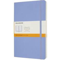 Blue Notepads Moleskine Classic Soft Cover Notebook 5 x 8-1/4 Ruled 120 Sheets Hydrangea Blue