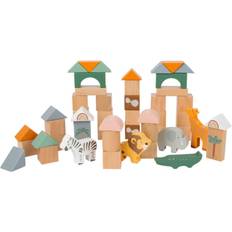 Holzklötze Small Foot Wooden Building Blocks 'Safari'