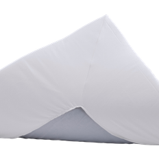 Borås Cotton Lagner Borås Cotton BC Cloud Kuvert til U-topmadras Satin-180x210cm-U80-Grå Lagen Grå, Hvid