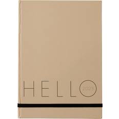 Beige Kalendere Design Letters Calendar 2023, Beige