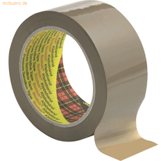 3M Scotch Geluidsarme Verpakkingstape 3707 50 mm x 66 m Bruin