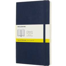 Moleskine Notizbuch Klassik Large Softcover Saphir, kariert