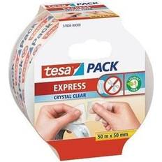 Innpakning på salg TESA Packing Tape Express Self-adhesive Transparent 50 mm (W) x 50 m (L) Polypropylen (PP)