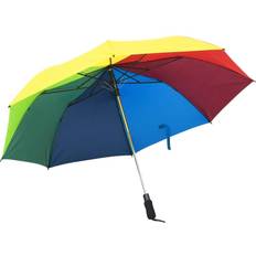 vidaXL Automatic Folding Umbrella Multicolour 124 cm