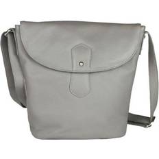 Eastern Counties Leather Leder Damen Demi Handtasche mit Abgerundeter Klappe - Kohle