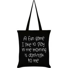 Fabric Tote Bags Grindstore A Fun Game To Play In The Morning Tote Bag