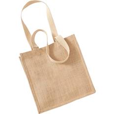 Natural Bolsos de tela Westford Mill Bolsa Tote Compacta de Yute 10 Litros