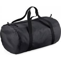 Black barrel BagBase Packaway Barrel Bag BG150 Black/Black One Size Colour: Black/B