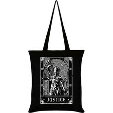 Deadly Tarot Justice Tote Bag Negro/Blanco/Varios colores