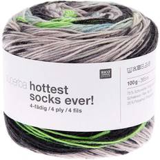 Strømpegarn uld Rico Design Superba Hottest Socks Ever Rico Design Flerfarvet strømpegarn fv 006