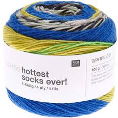 Strømpegarn uld Rico Design Superba Hottest Socks Ever Rico Design Flerfarvet strømpegarn fv 002