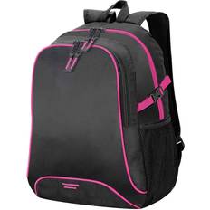 Shugon Osaka Basic Backpack Rucksack Bag (30 Litre) (Pack of 2) (One Size) (Black/Hot Pink)