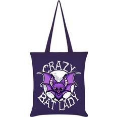 Woman Fabric Tote Bags Grindstore Crazy Bat Lady Tote Bag