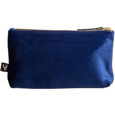 Vetoketju Meikkipussit Sense of Youty Velvet Beauty Bag Blue