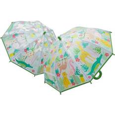 Juguetes de Caja de Arena Floss & Rock Color Changing Jungle Animals Umbrella Rain Gear Accessories