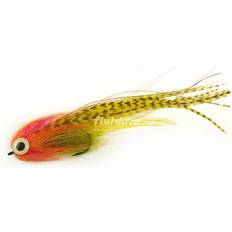 Rød Fiskeliner Fly-Dressing Bauer Deveiver Geddeflue Krog Red Head