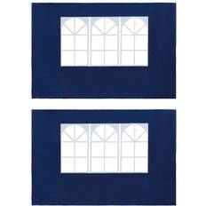 Green Pavilion Side Walls vidaXL 45115 2-pack