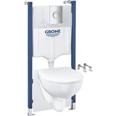 Grohe Toiletter Grohe Solido Bau Arena toiletpakke, hvid/krom