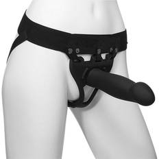 Doc Johnson Ensembles Doc Johnson Body Extension Be Bold 8in Large Dong 2PC Hollow Silicone Strap-On Set