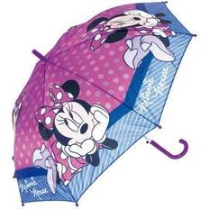 Safta Minnie Mouse-Paraguas Automático Minnie Mouse Lucky Rosa Ø 84 cm)