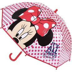 Ombrelli Disney Paraguas Burbuja Manual de Minnie Mouse - Rojo