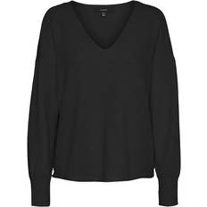 Gul - Nylon Sweatere Esprit V-Neck Knitted Pullover