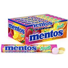 Pastilles Mentos Mixed Fruit Roll 1.32oz 14pcs 15pack