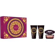 Scatole regalo Versace Crystal Noir EDT Shower Gel Body Lotion Set