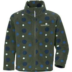 Gepunktet Oberbekleidung Didriksons Monte Printed Kid's Full-Zip Jacket - Small Dotted Green Print (504404-494)