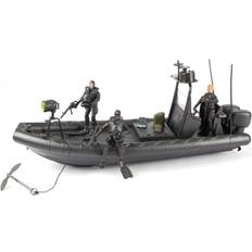 Militær legetøj World Peacekeepers 1:18 Militær Marine Båd inkl. 3 actionfigurer