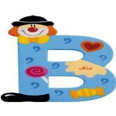 Wooden letter B, Clown (81738)